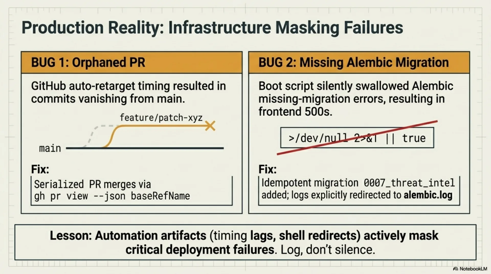 Persona team dispatch: 8 blocking findings caught pre-merge across Threat Intel, Security, Network, and UX reviewers. All fixed before the marquee PR landed.