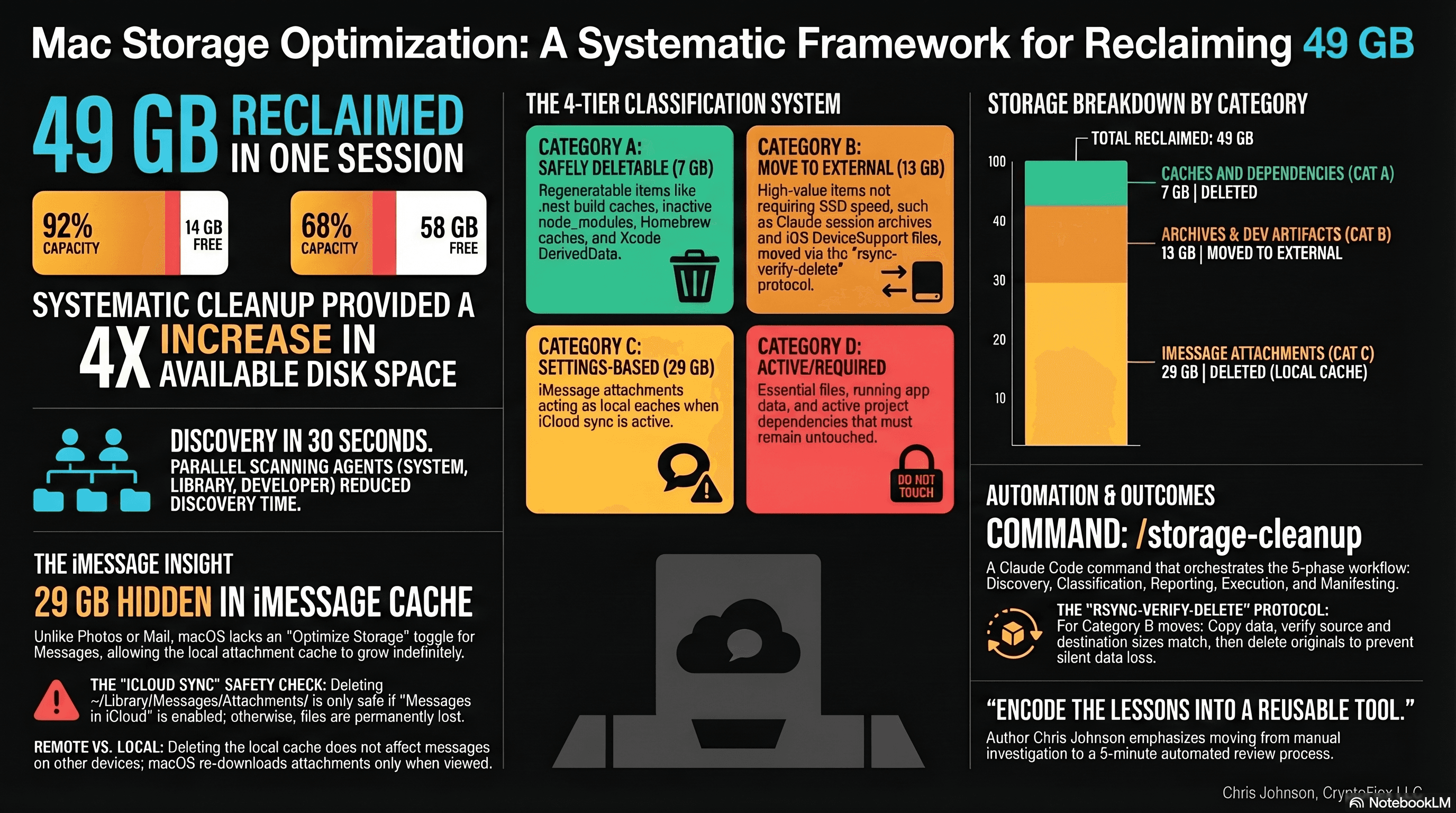 Storage Cleanup Infographic